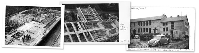 Molkerei Plattling Neubau 1955